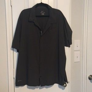 Nike Button down Shirt, sz XXL, Dri-Fit